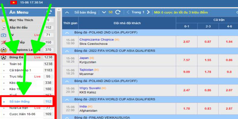 Kèo Tổng Số Bàn Thắng - OK9 Gợi Ý 3 Cách Chơi Cơ Bản 3 Lựa chọn cuộc so tài sôi động để tham gia chốt tiền
